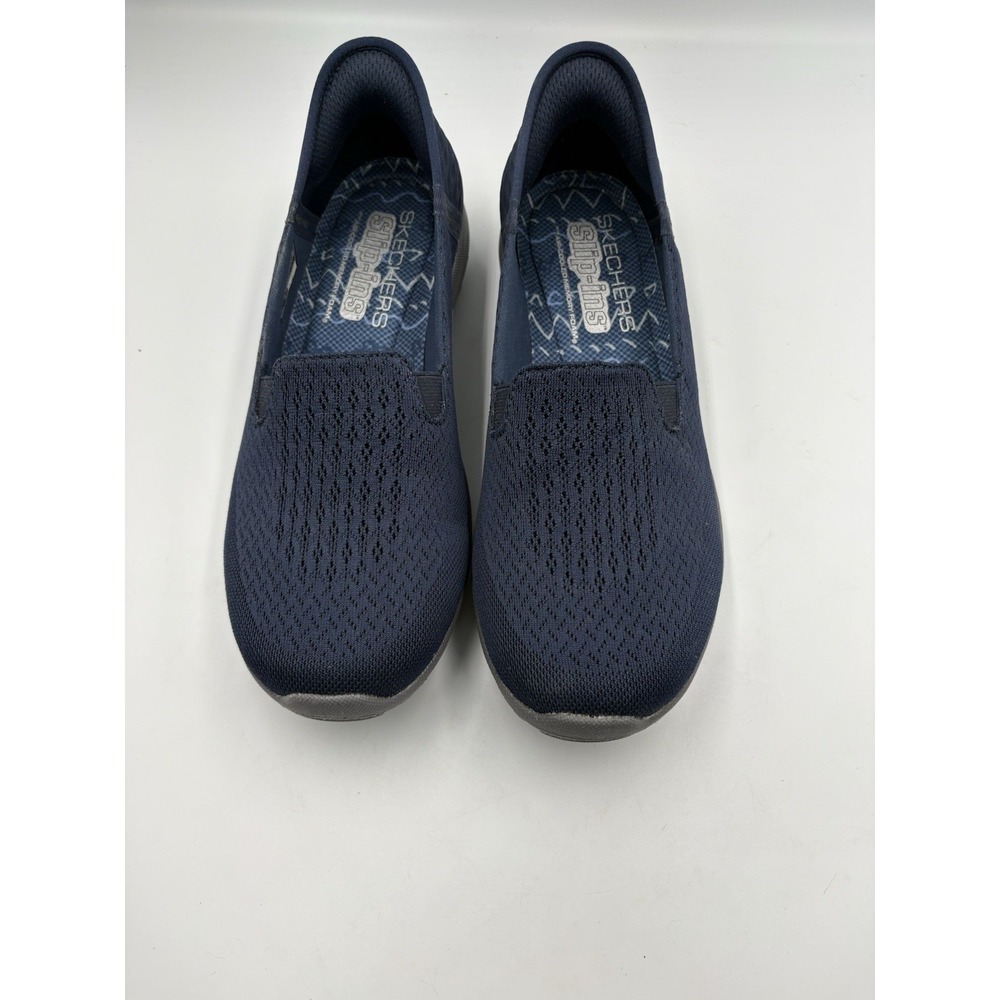 SKECHERS Hands Free Slip-ins Women's Navy Slip-On Casual Memory Foam 8.5 - Picture 8 of 10